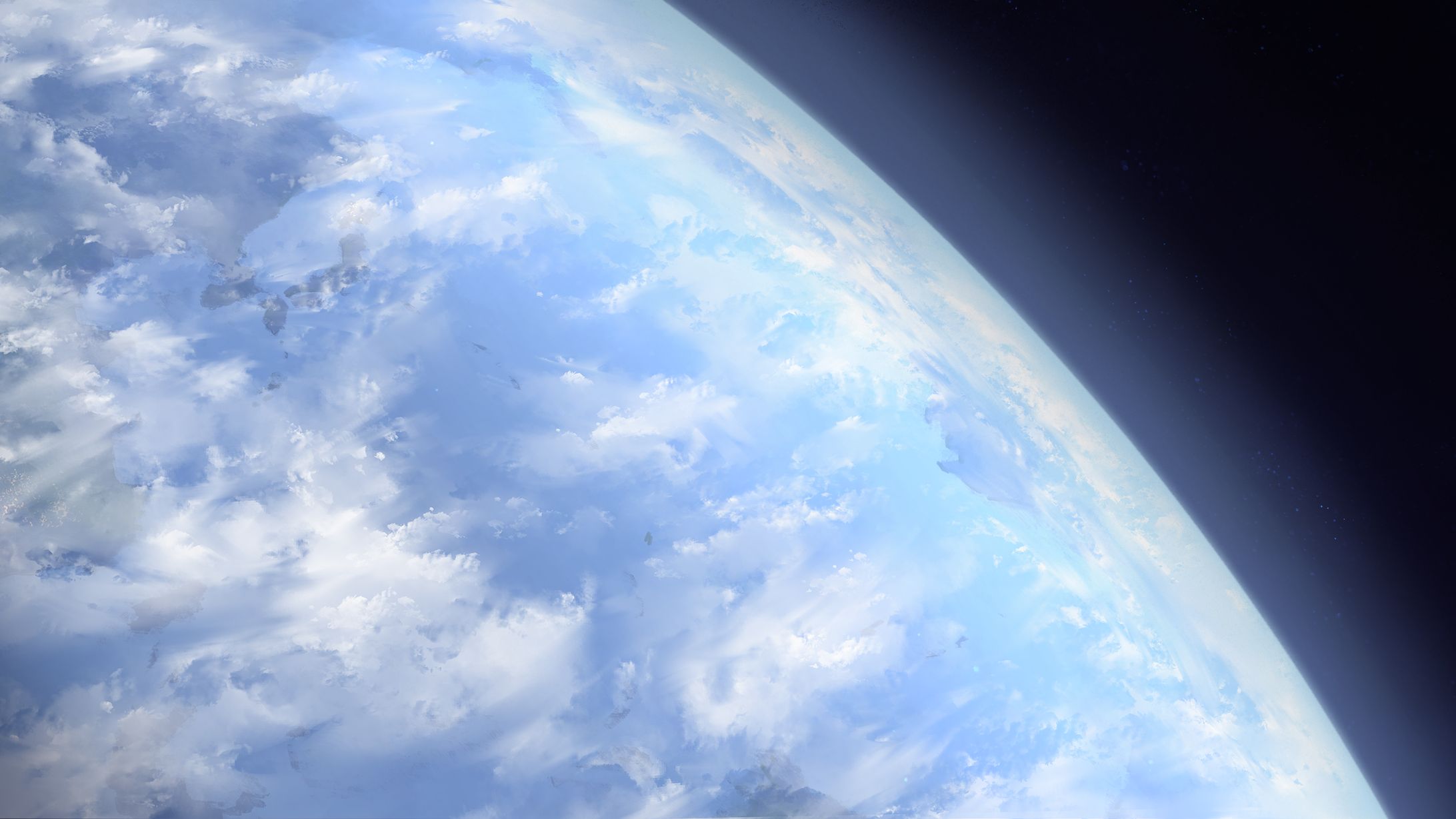 宇宙から観た地球-1