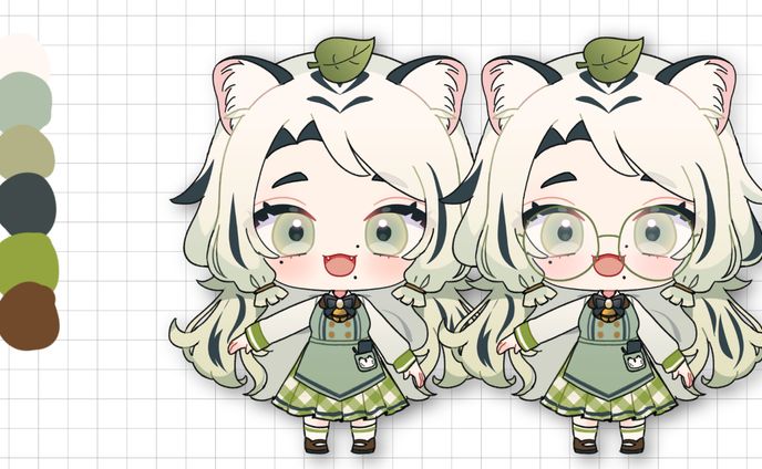 キャラクターデザインサンプル