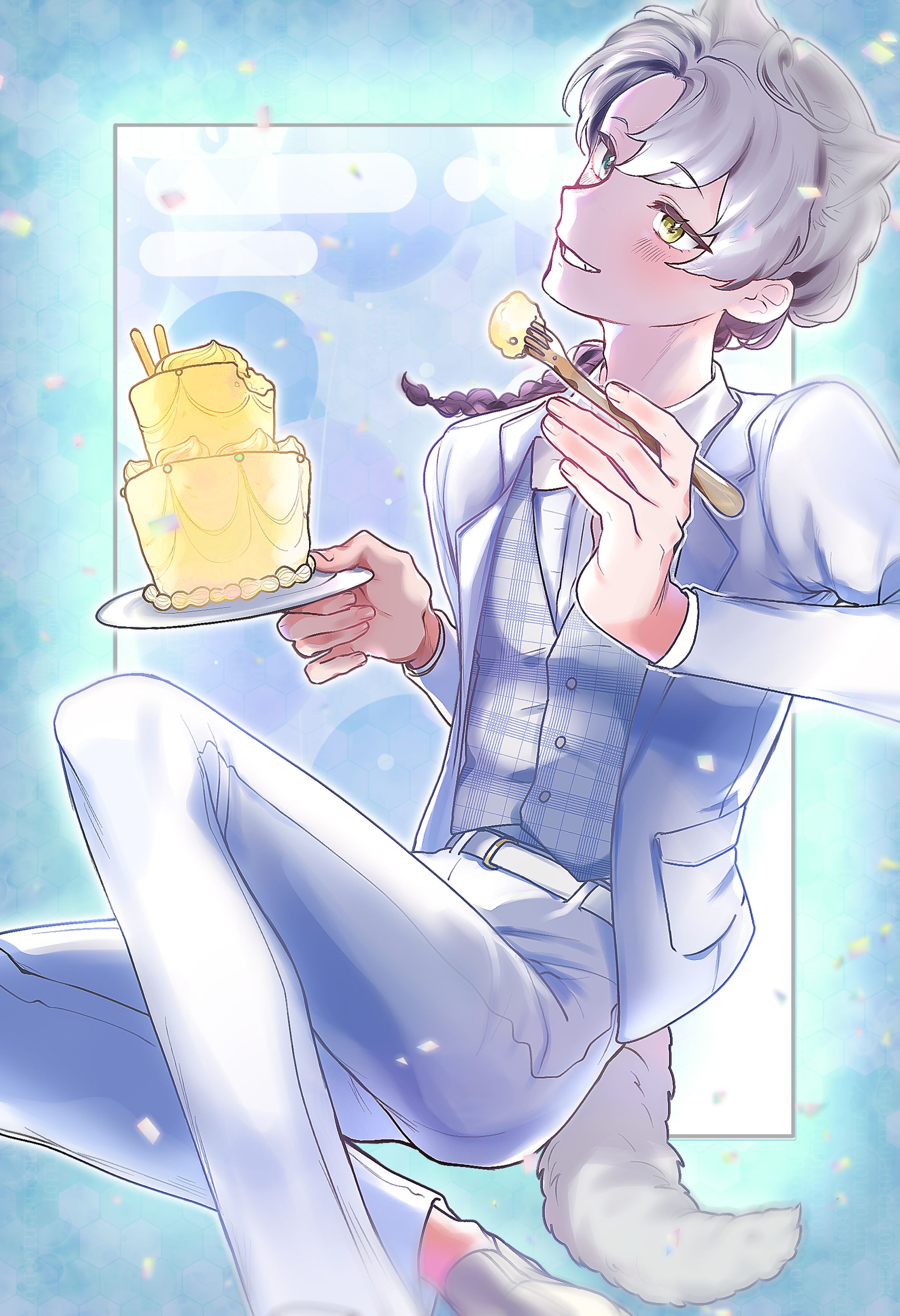 鏡戸ガルー様 誕生日イラスト-1