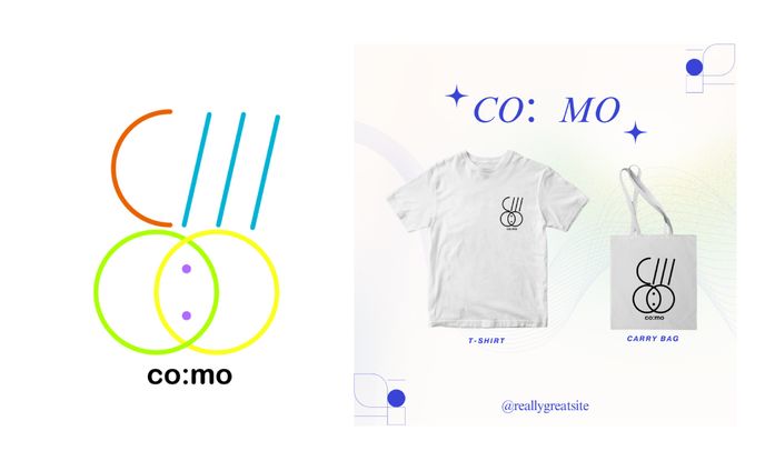 ファッションブランド「co：mo」ロゴ