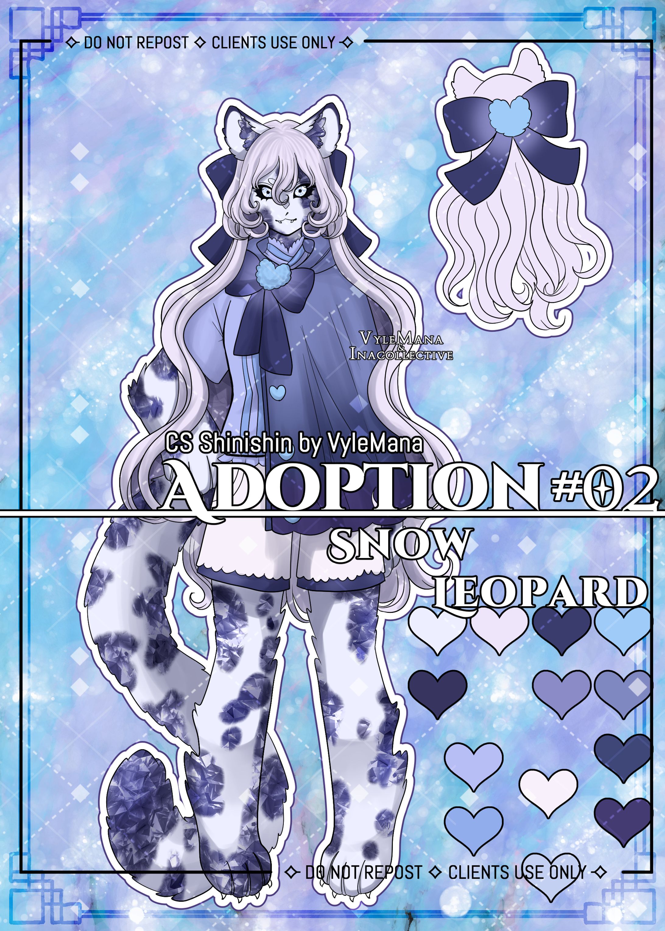 Illustration shinihin adopt 02 snow leopard-1