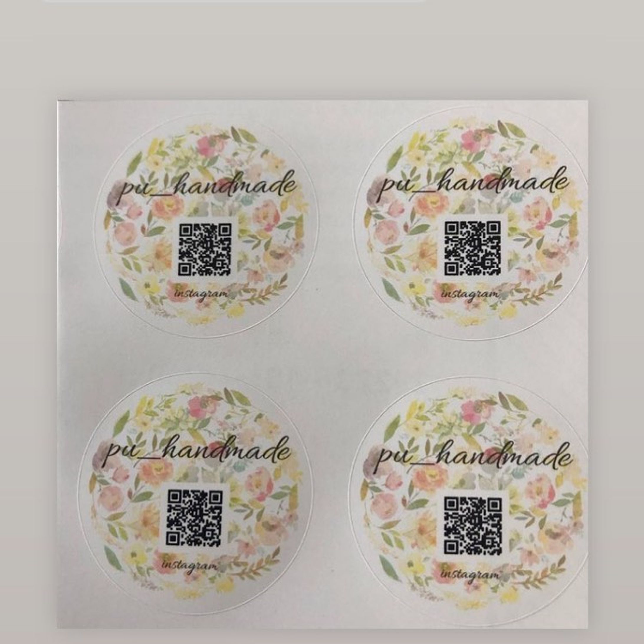 @pu_handmade  様　シールオーダーいただきました！ありがとうございます-1