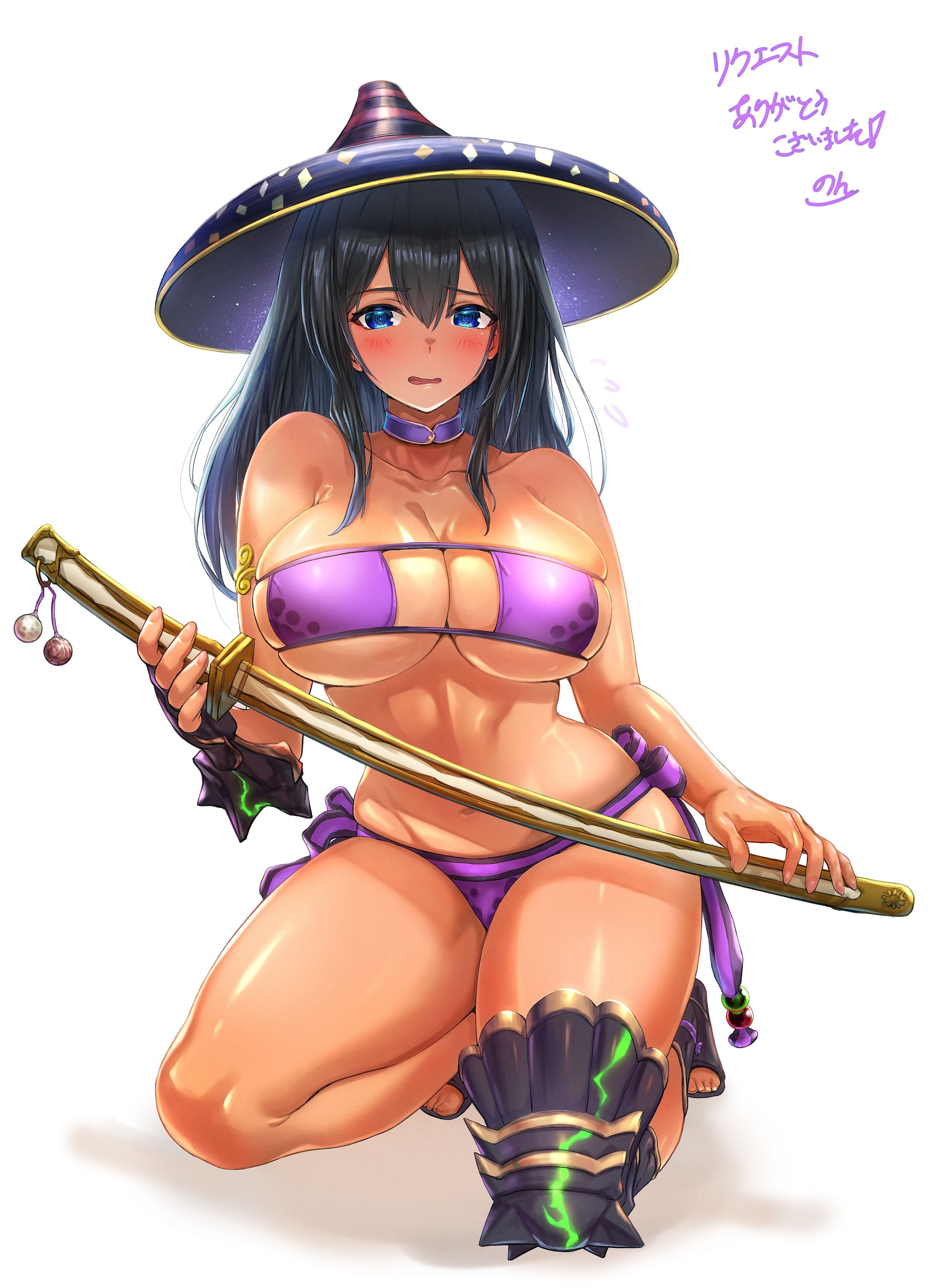 鷺沢文香_水着頼光コス-1