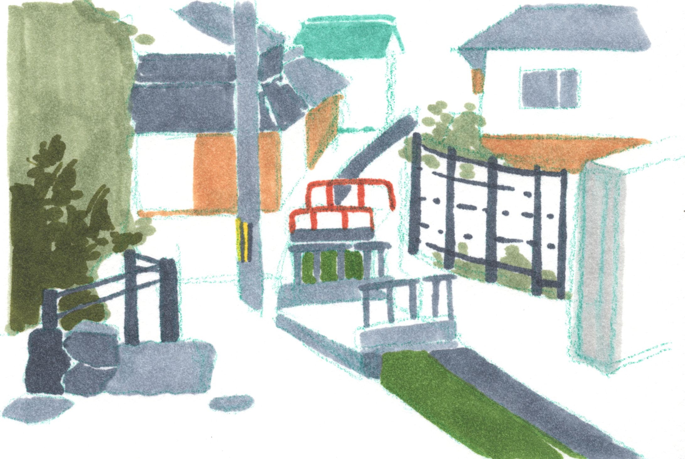 コピック風景-1