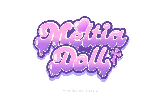 「MeltiaDoll」(2025年/アイドルグループロゴ)