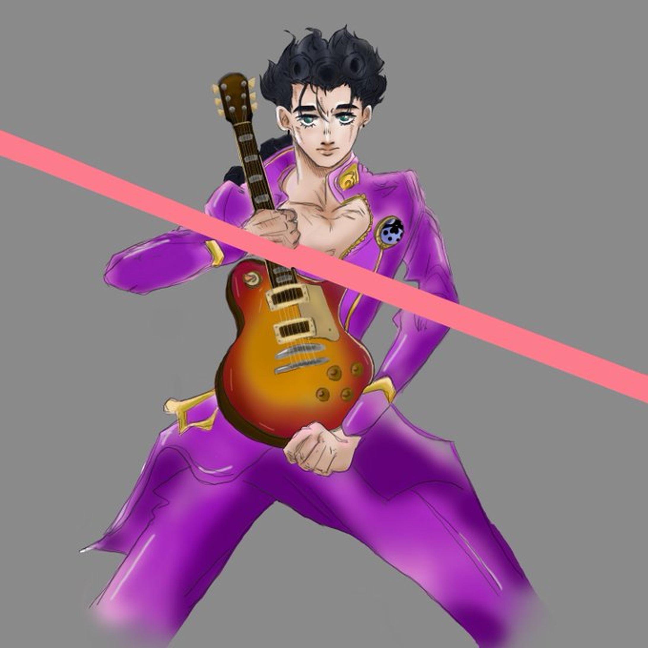 アイコンイラスト｜ギター大好きさん-1