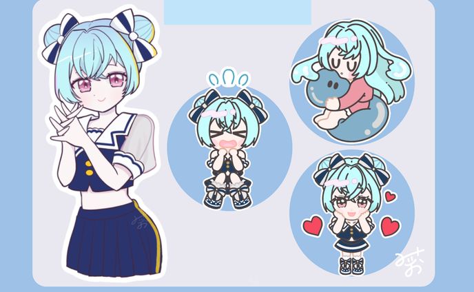 vtuber、◆ミニキャラ