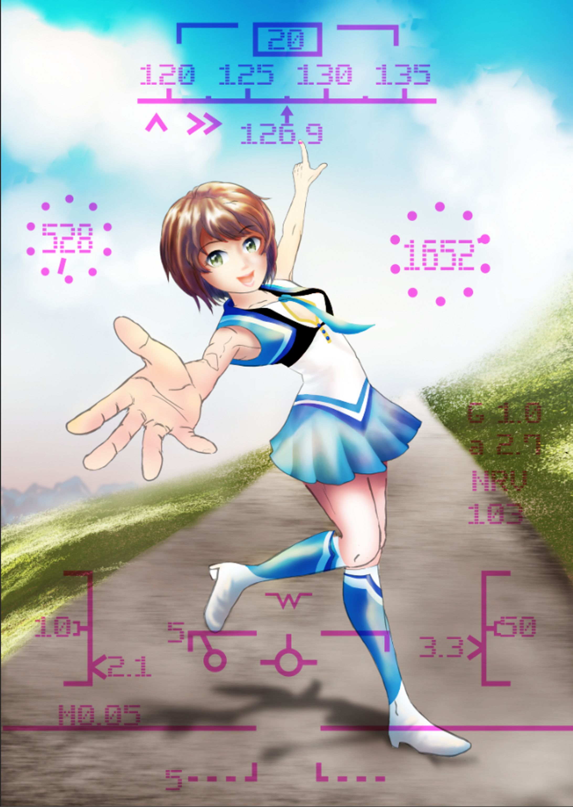 幸運のARナビ（パワースポット案内キャラ）-1