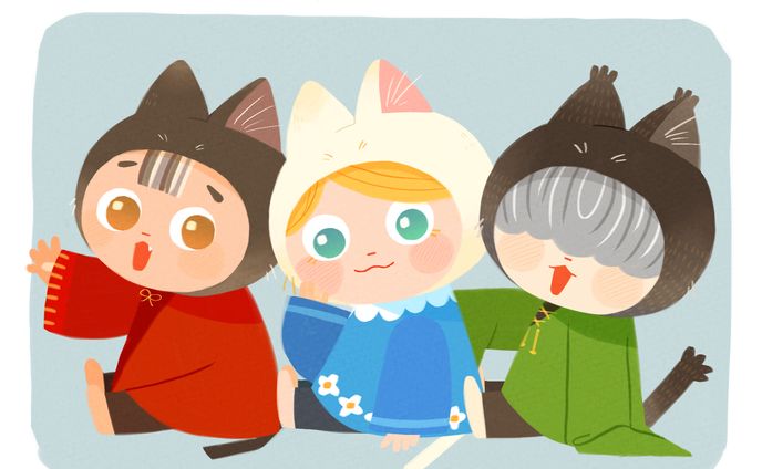 にゃんこなトリオ