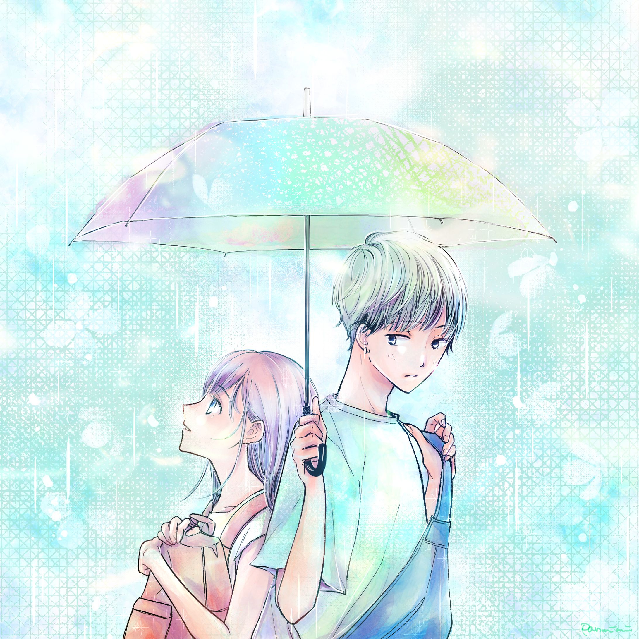 カップルイラスト　6月-1
