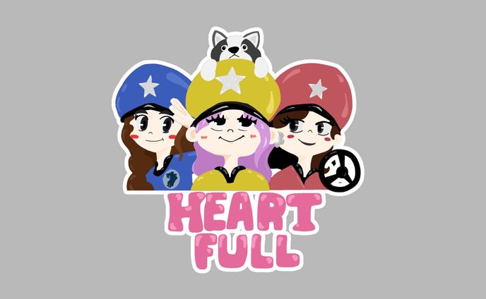 HEART-FULL(公式ステッカー)