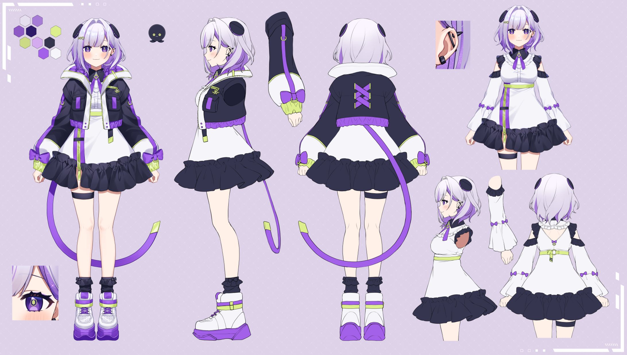 真宵シエ様 Vtuberイラスト