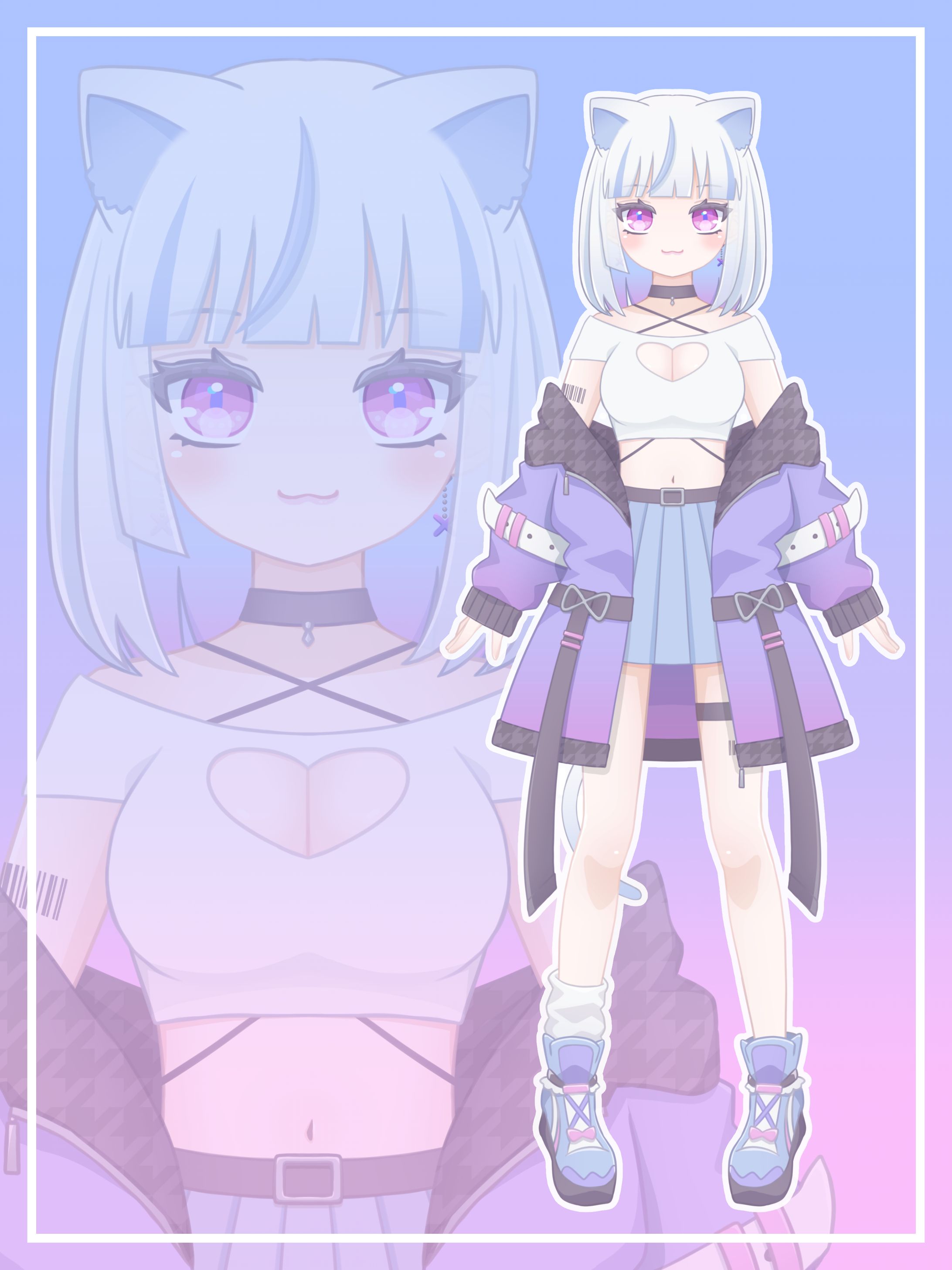 Illust／Gaming Cat-1