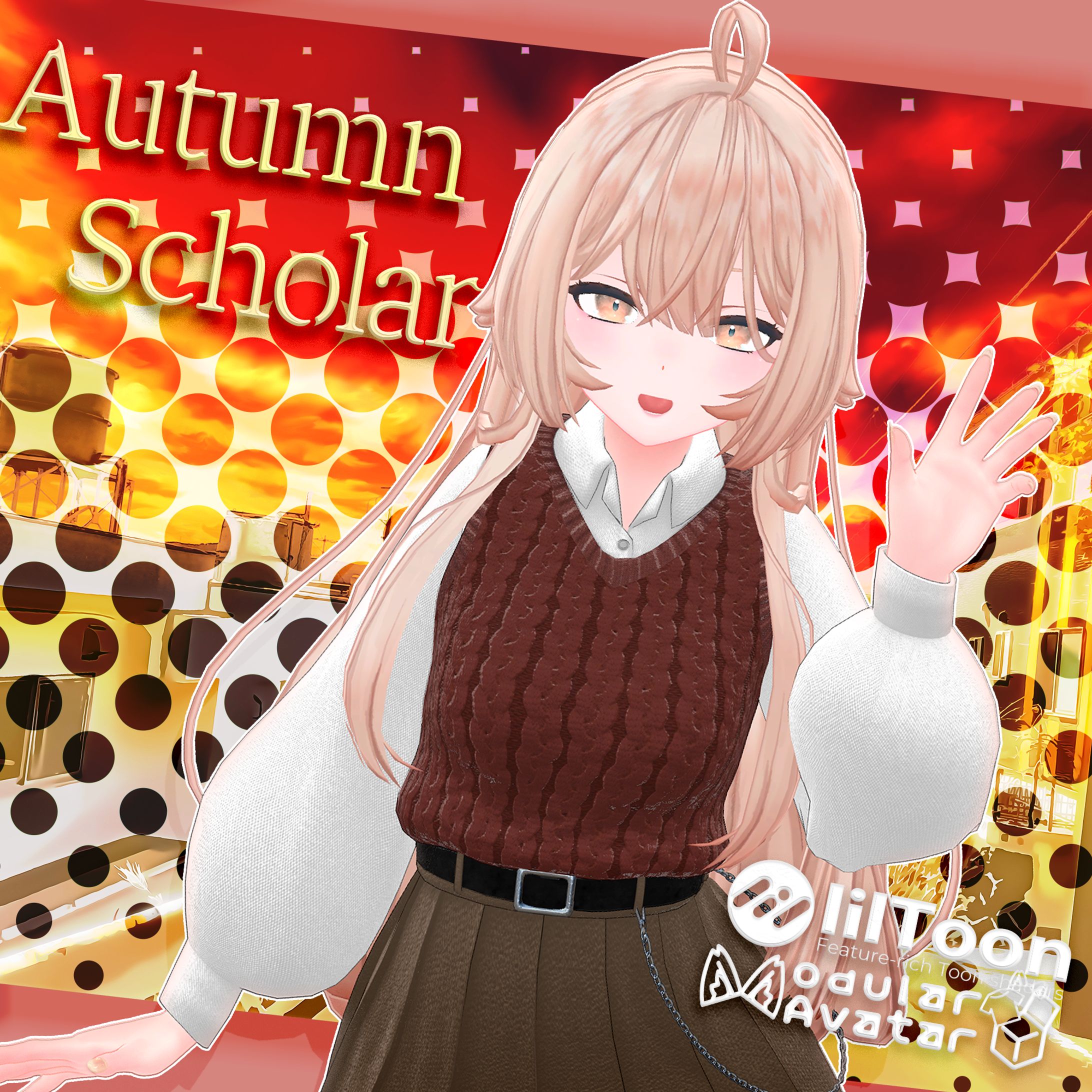【33アバター対応】Autumn Scholar #26【VRChat想定】-1