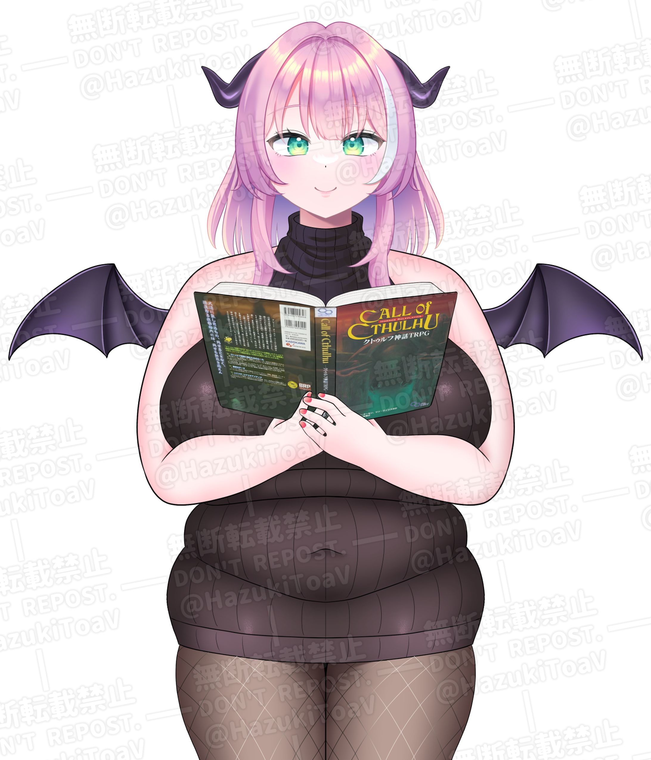 我野魔ゐ - クトゥルフTPRGキーパー用立ち絵-1