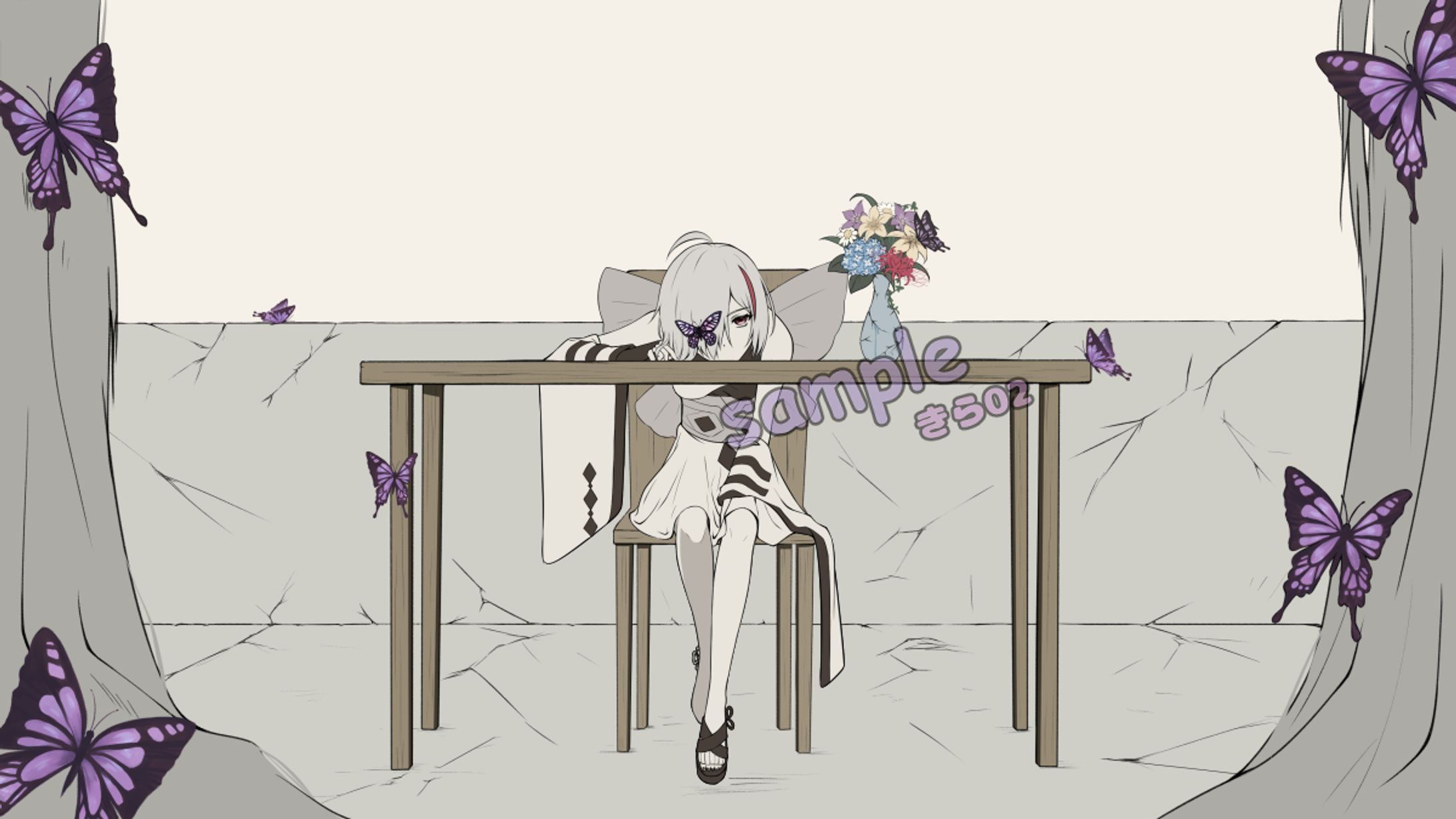 【有償依頼】MV用イラスト（Vtuber媿楽様）-1