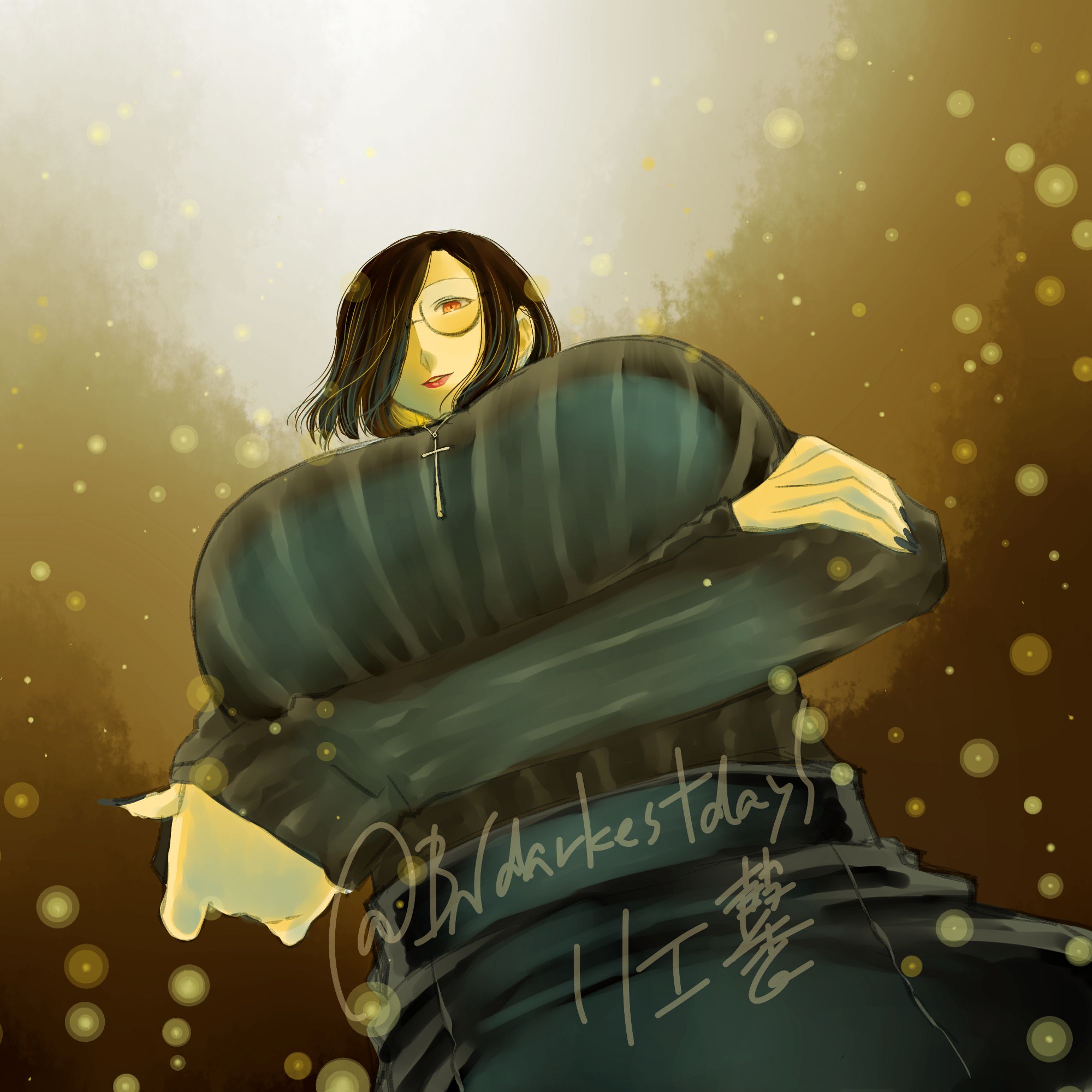 【skeb】OC：退魔士さん-1