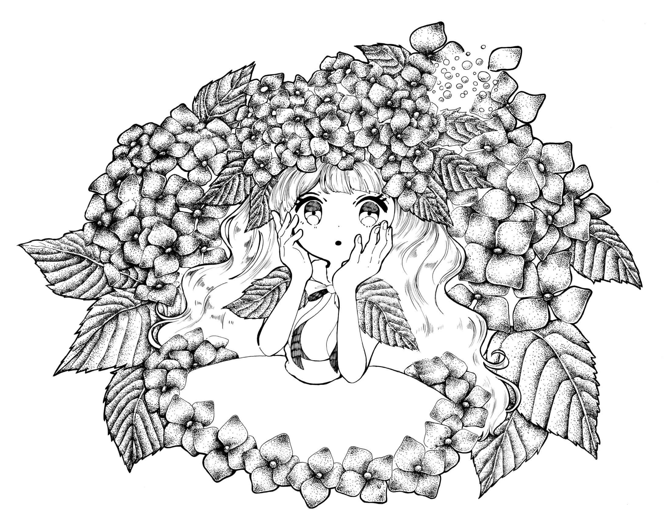 ペン画 -1