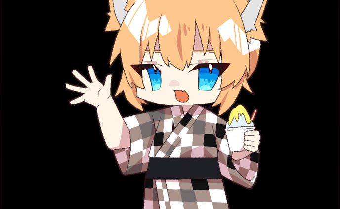 夏祭り　歌ってみた　イラスト