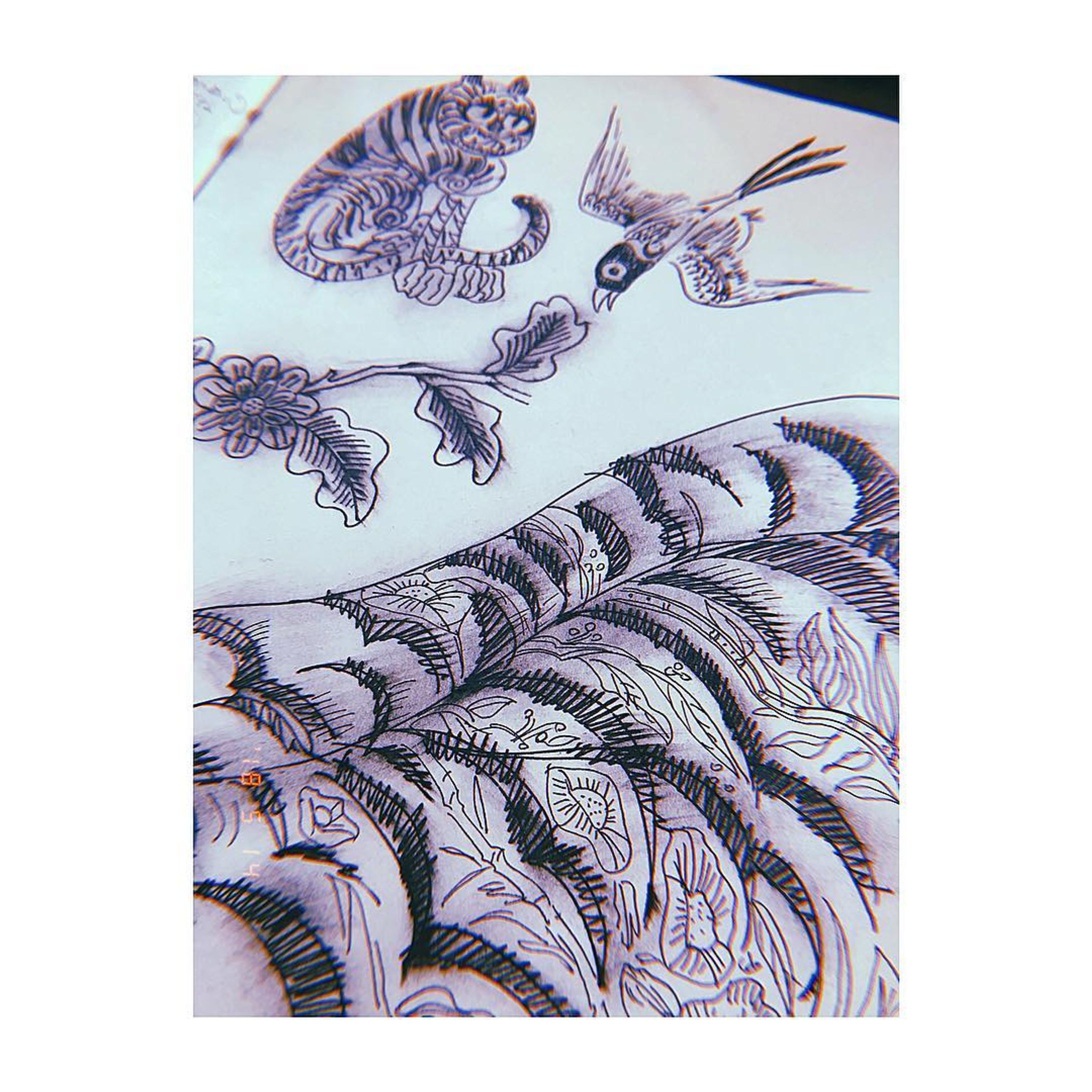 ボールペン遊び
#illustration #drawing #sketch #art #tiger #pendrawing #design-1