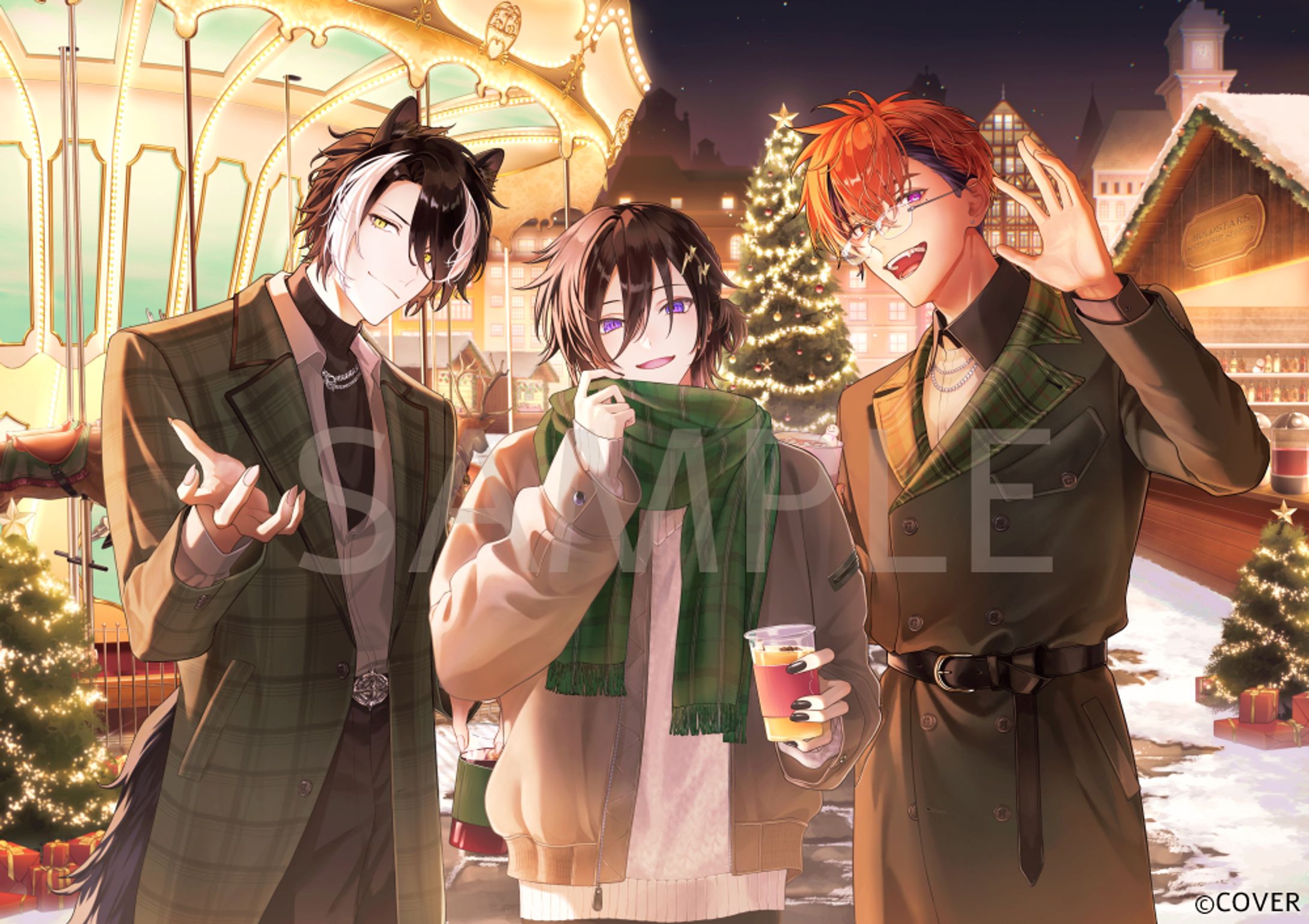 カバー株式会社様 ホロスターズ「White Night Stories」ボイスキービジュアル-1