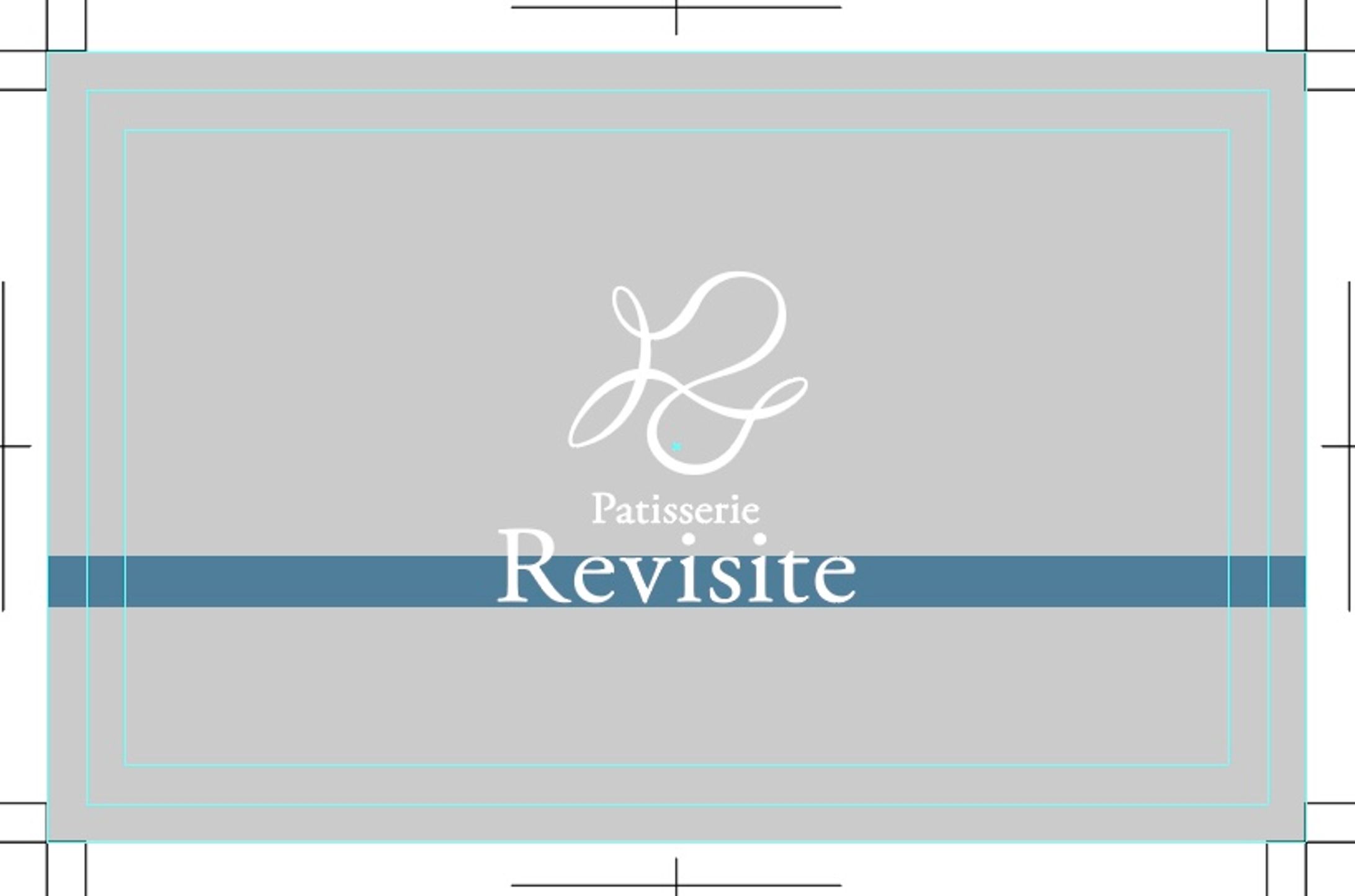 patisserie Revisite様ご依頼　ショップカードデザイン-1