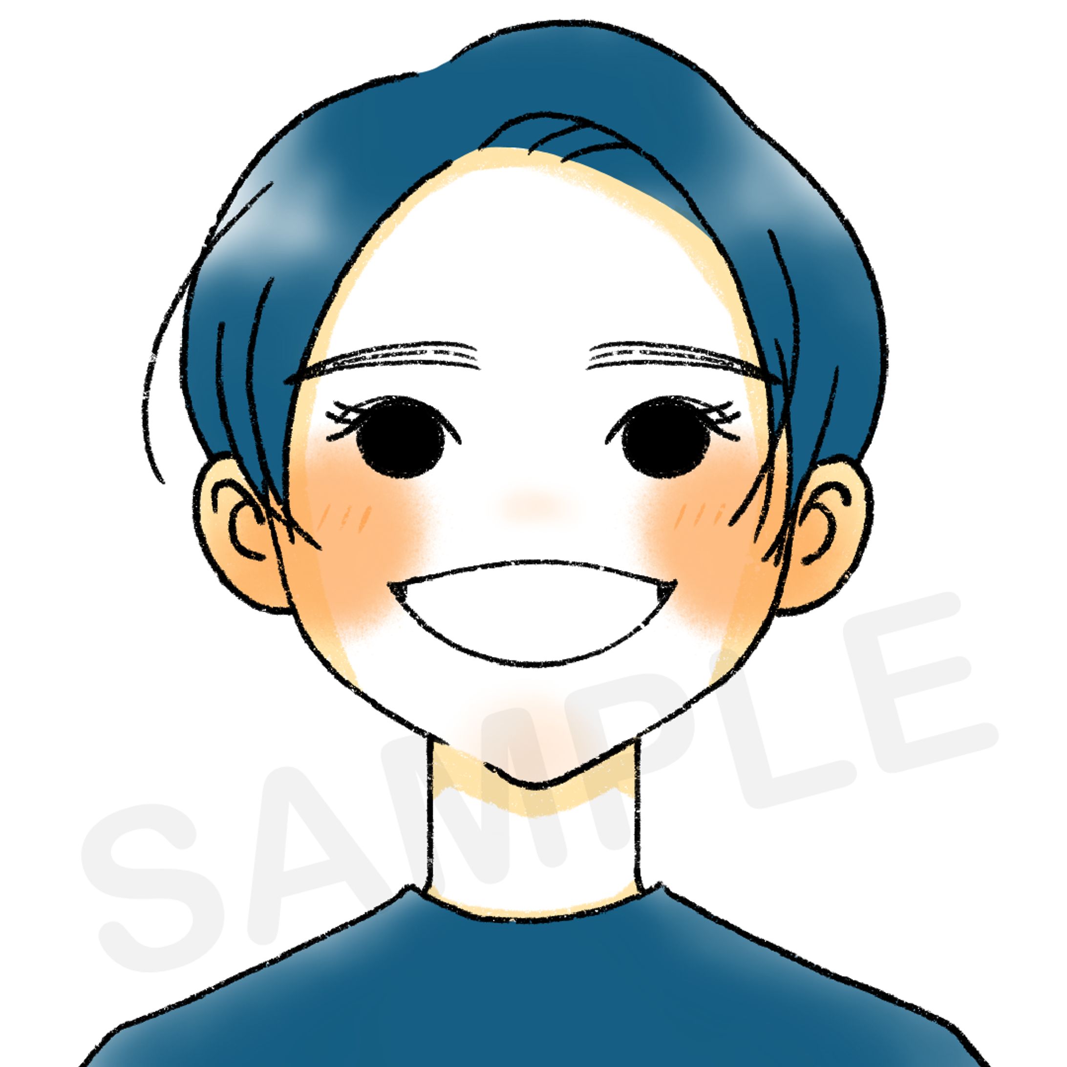 似顔絵｜Kanade様-1