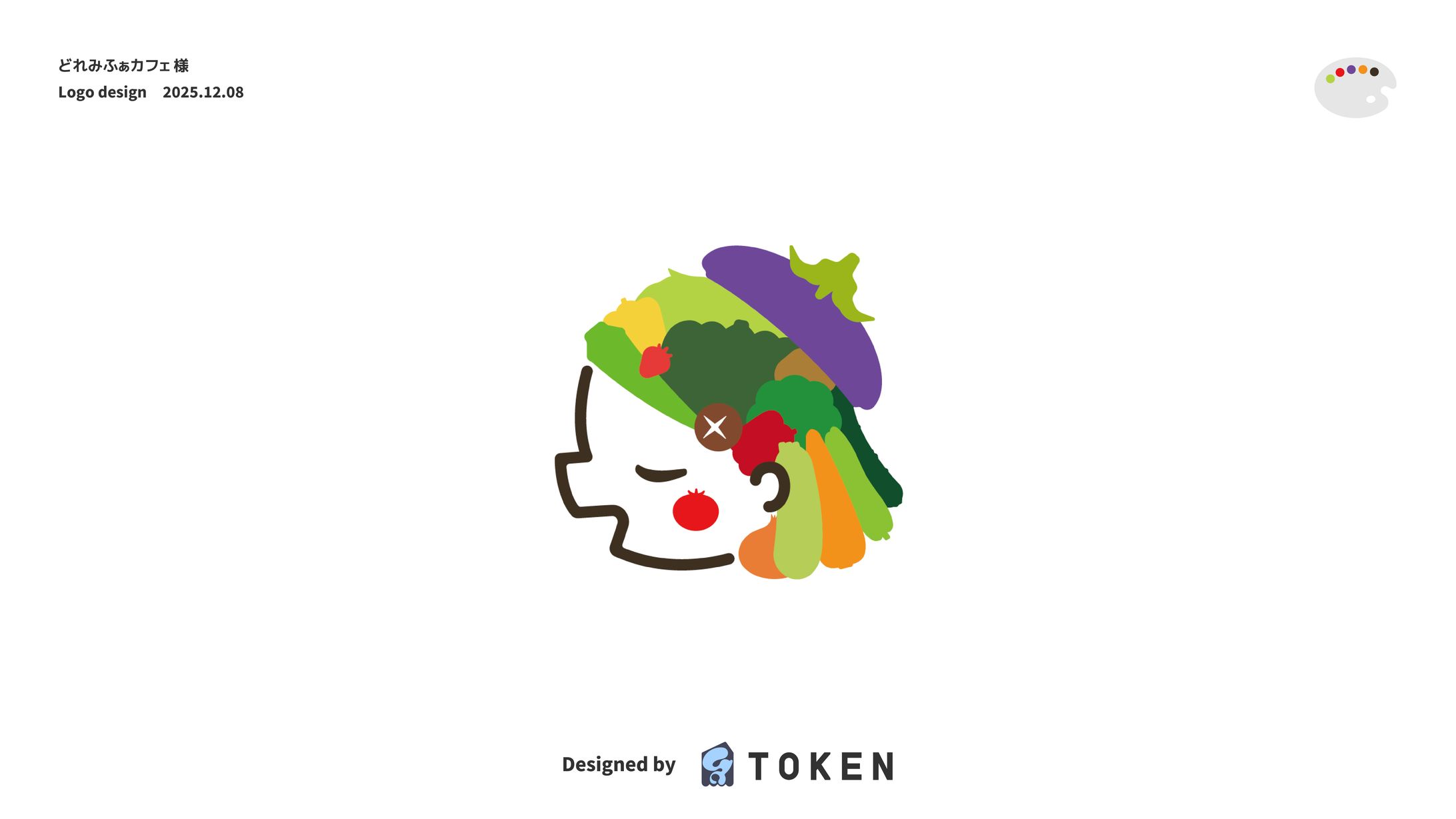シンボルロゴ　どれみふぁカフェ様-1