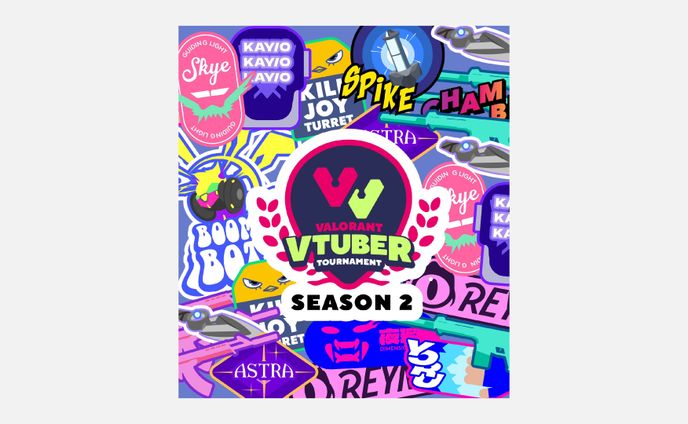 配信アセットデザイン // VALORANT VTUBER TOURNAMENT