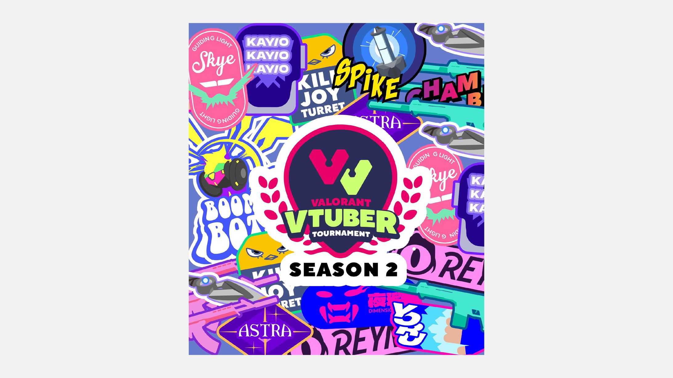 配信アセットデザイン // VALORANT VTUBER TOURNAMENT-1