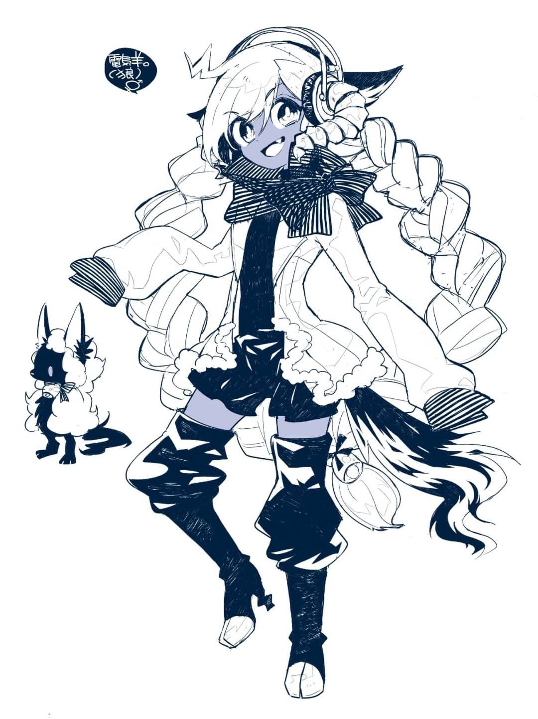 キャラデザ（電気羊）