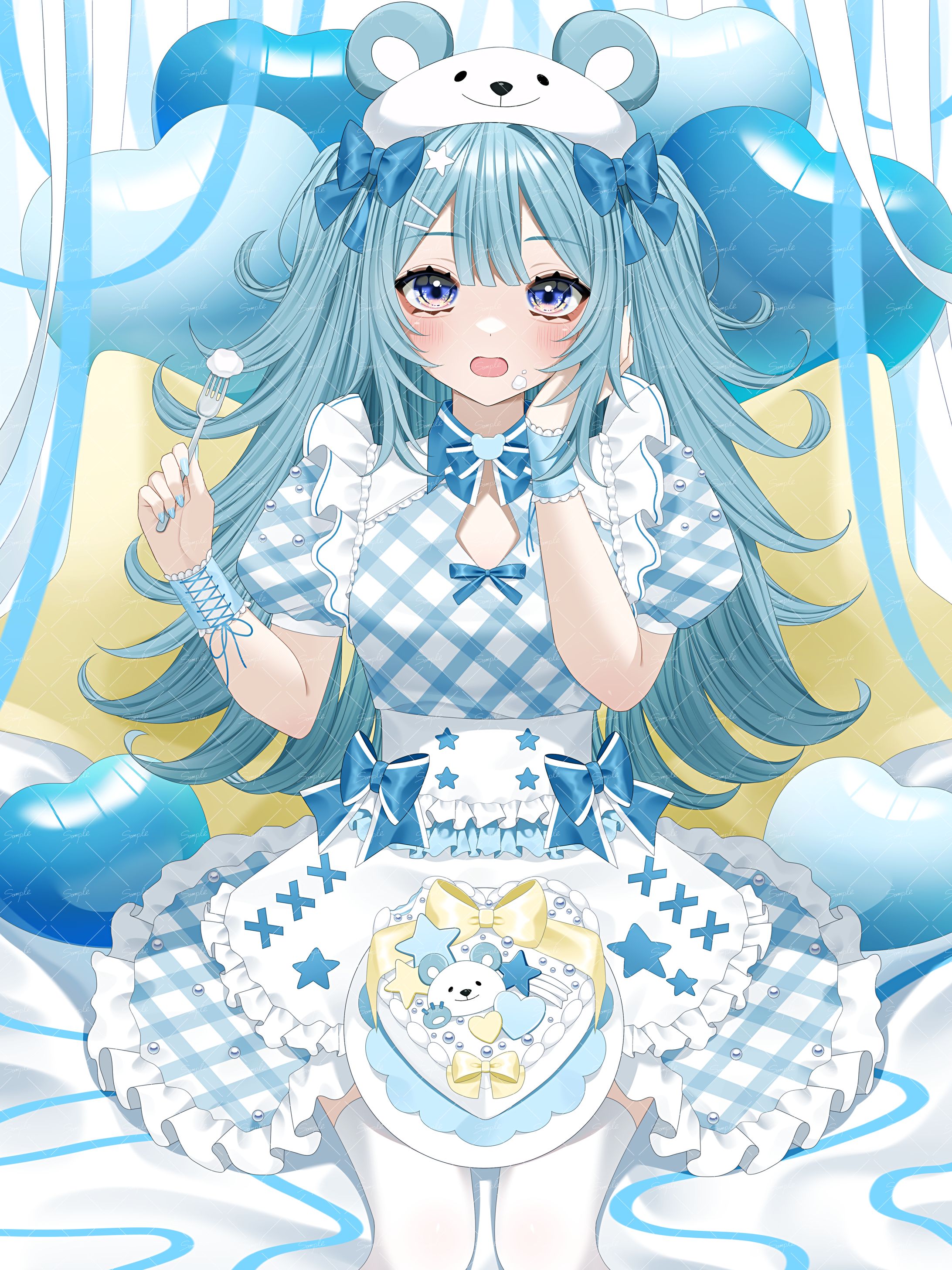 【お仕事】嬉之 ほまれ様 お誕生日用イラスト制作-1