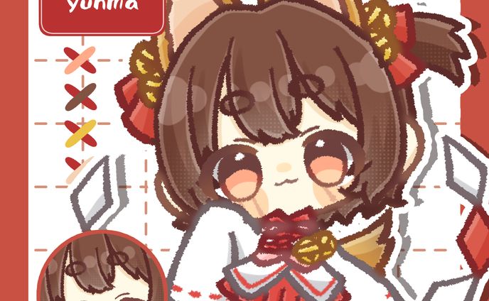 【ゆんま】デフォルメイラスト【配信者さん】