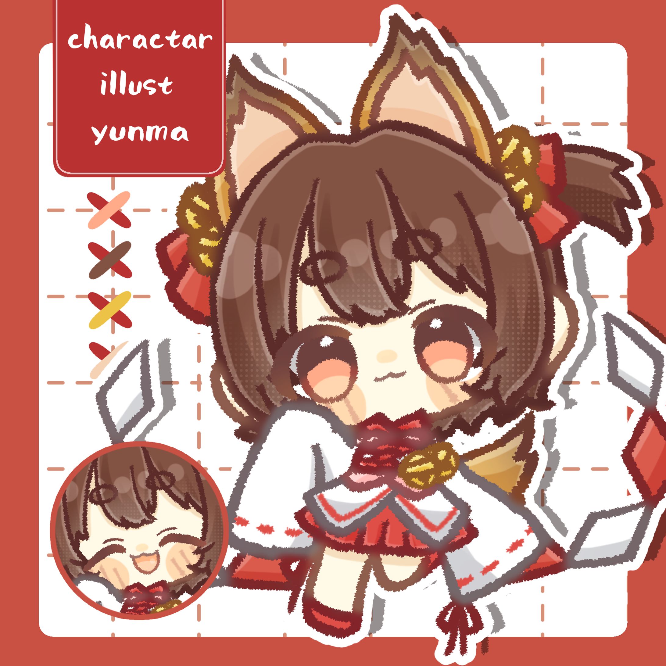 【ゆんま】デフォルメイラスト【配信者さん】-1