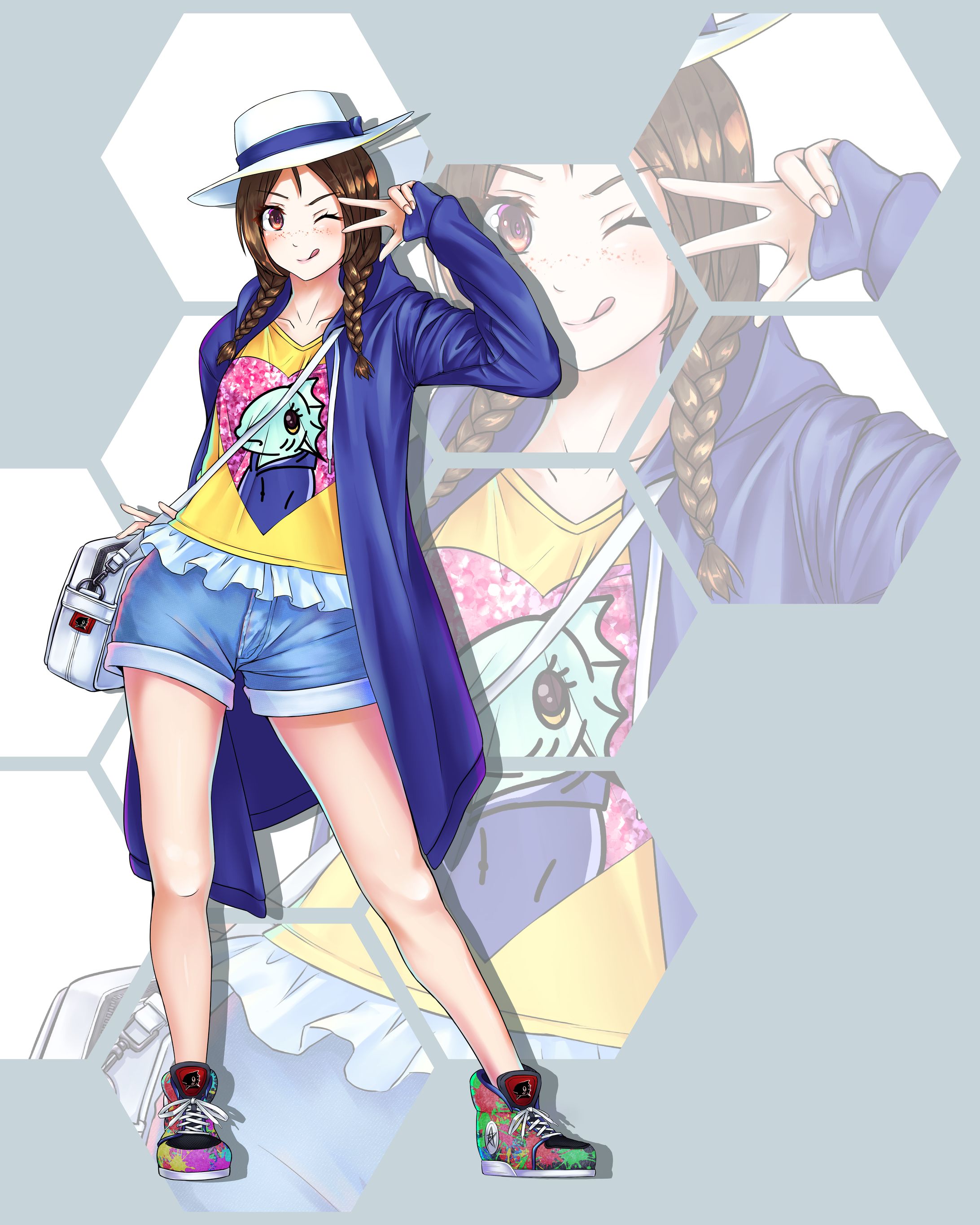 【個人制作】キャラクターイラスト-1