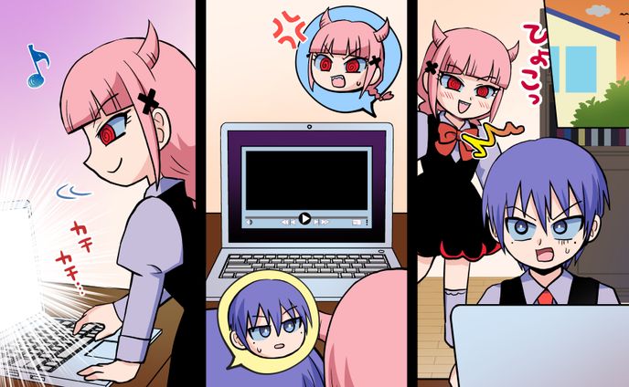 アクリル絵の具、youtubeアニメ