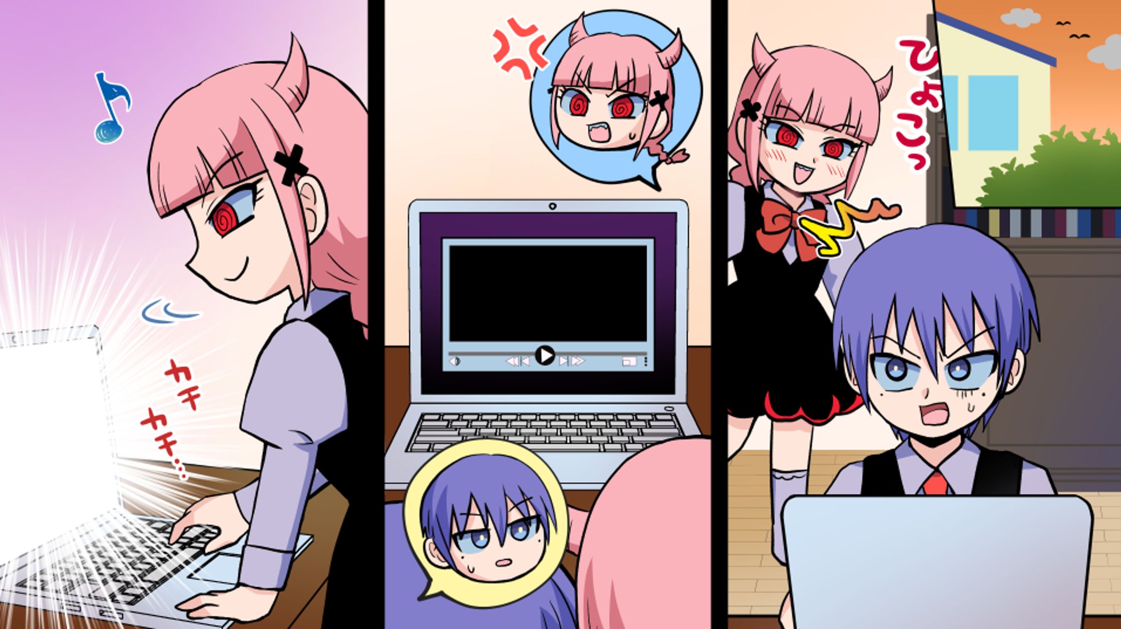 YouTubeアニメ「よまわりさん」-1