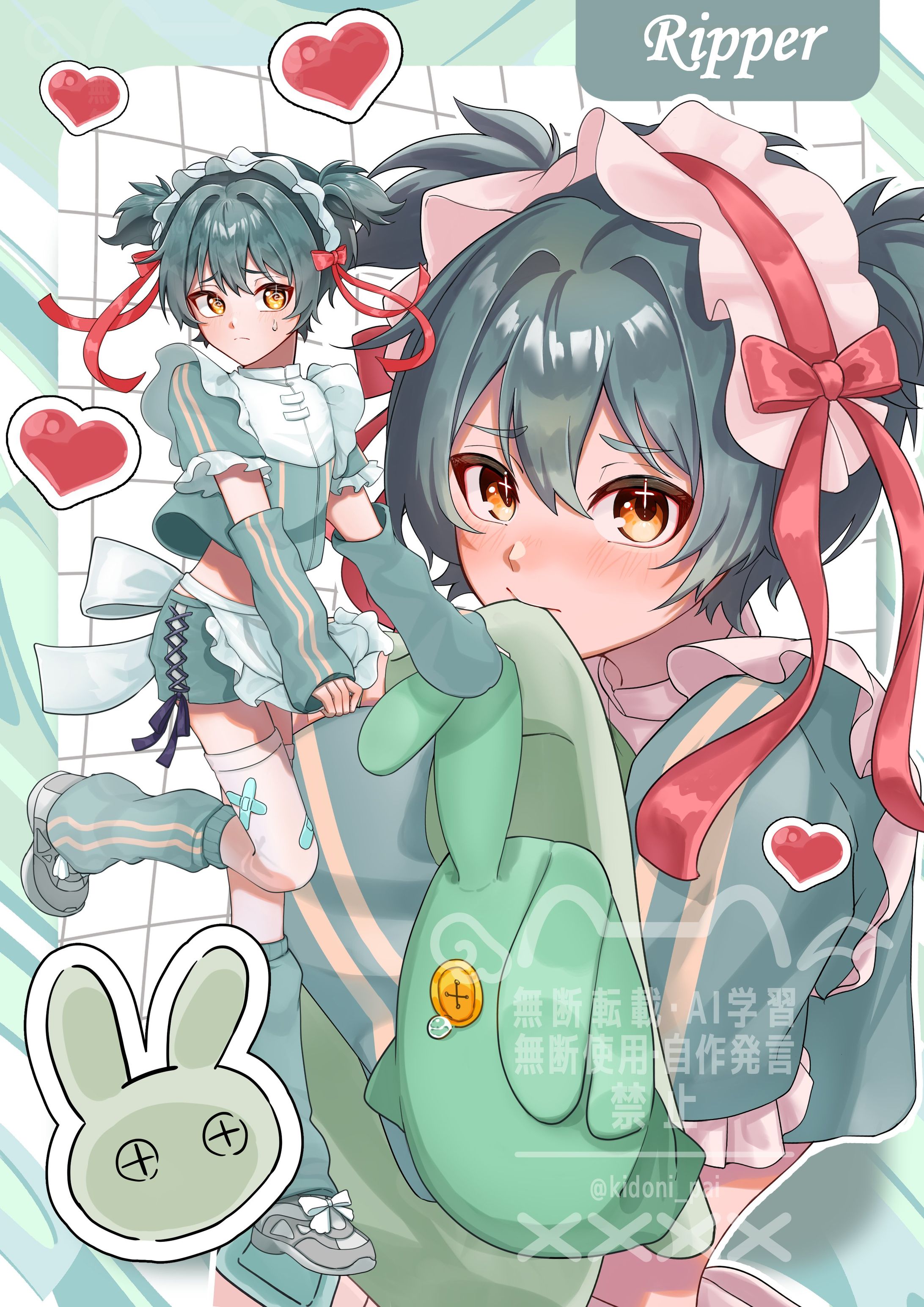 【オリジナル】詰め込みイラスト-1