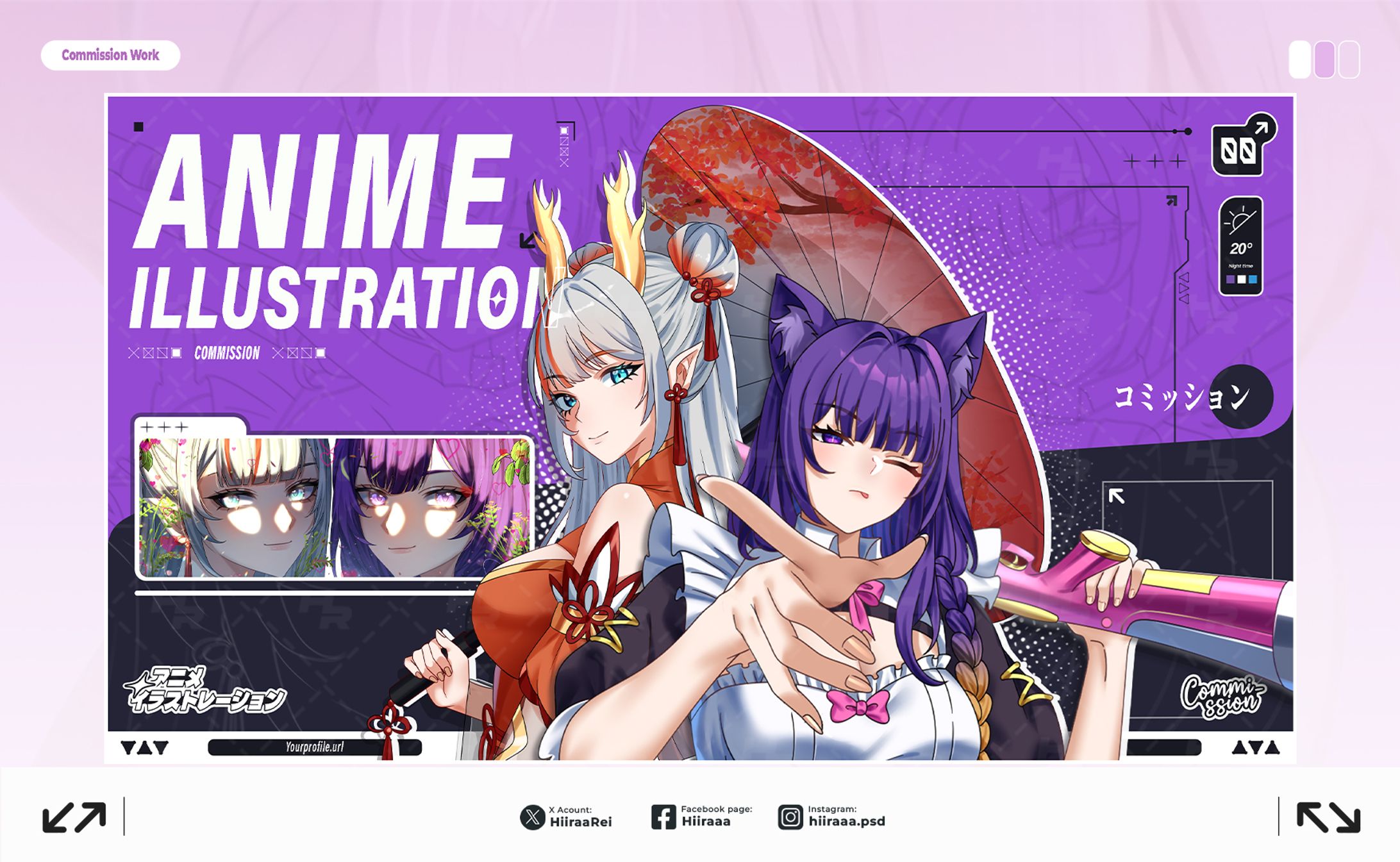 [Gigs Design] - Anime Illustration Commission-1