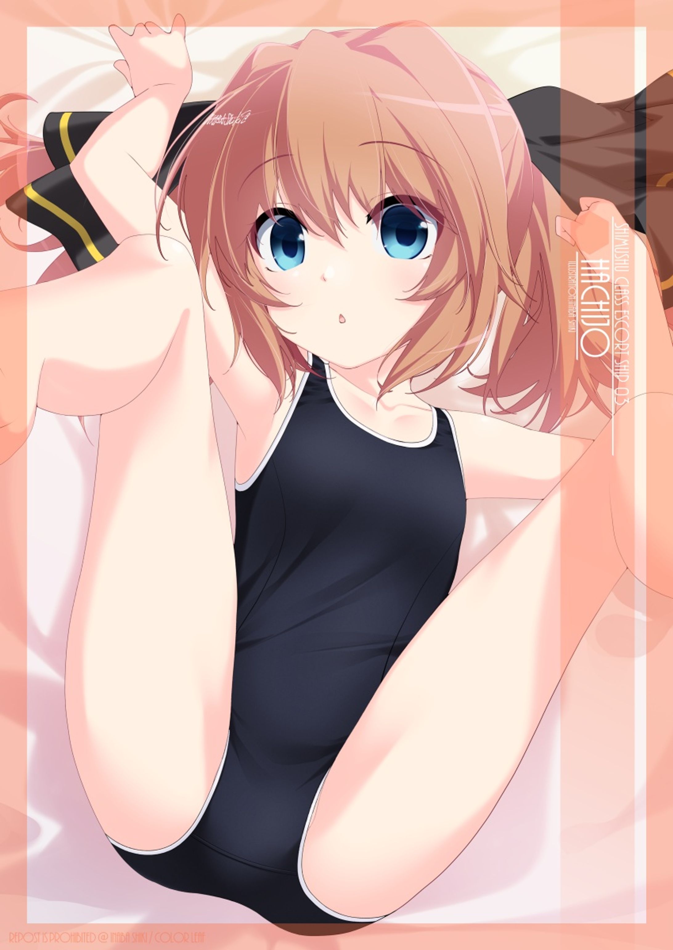 スク水艦娘「八丈(艦これ)」230112-1