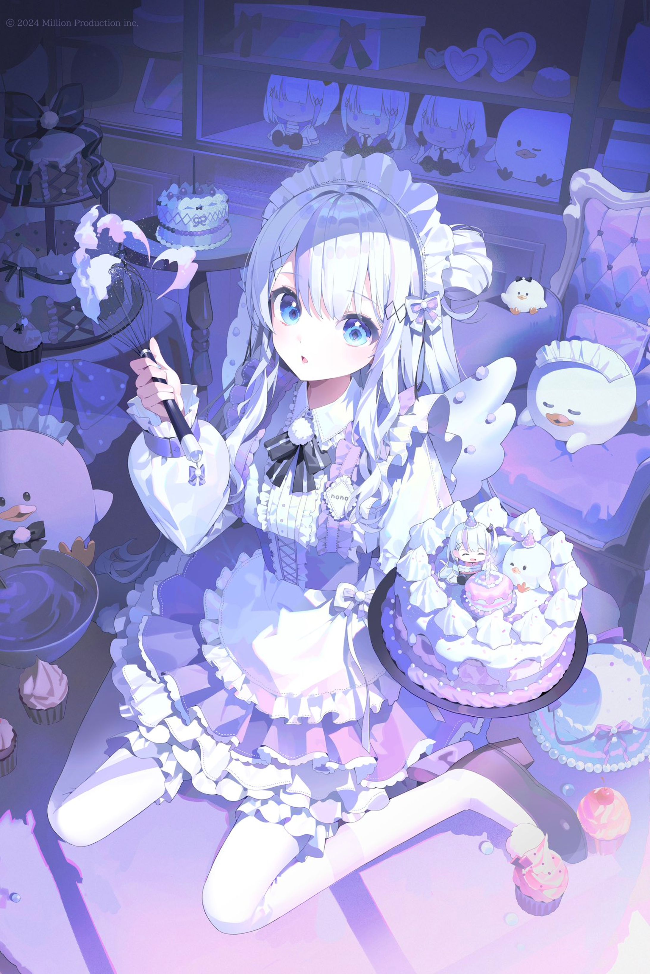 ミリプロ所属・音ノ乃のの様 新衣装デザイン＆1000日記念イラスト-1