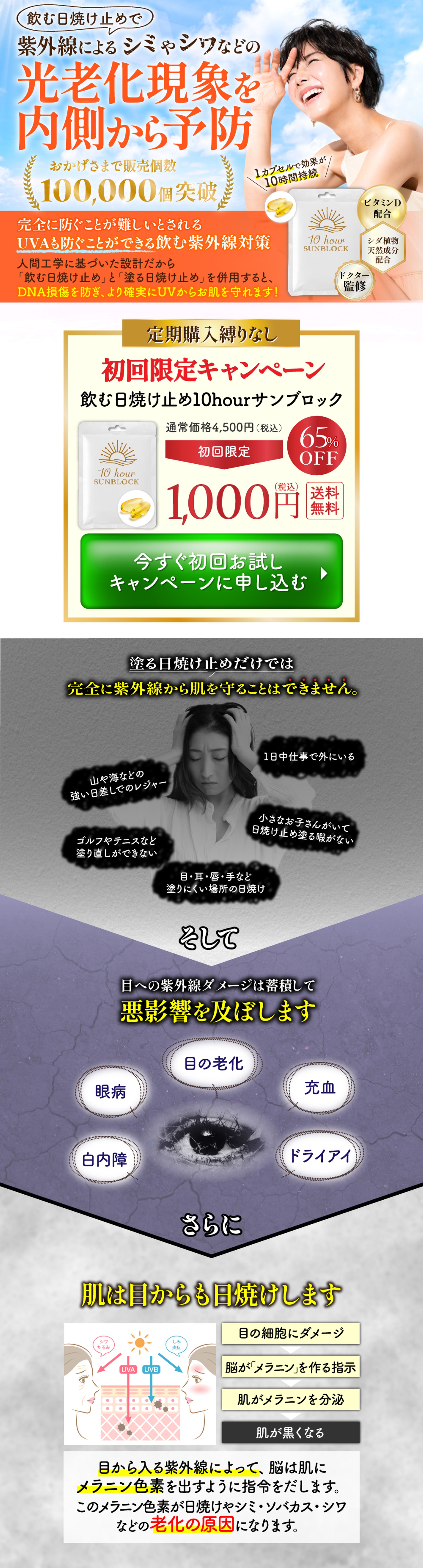 「飲む日焼け止め」LP PC版 SP版-1