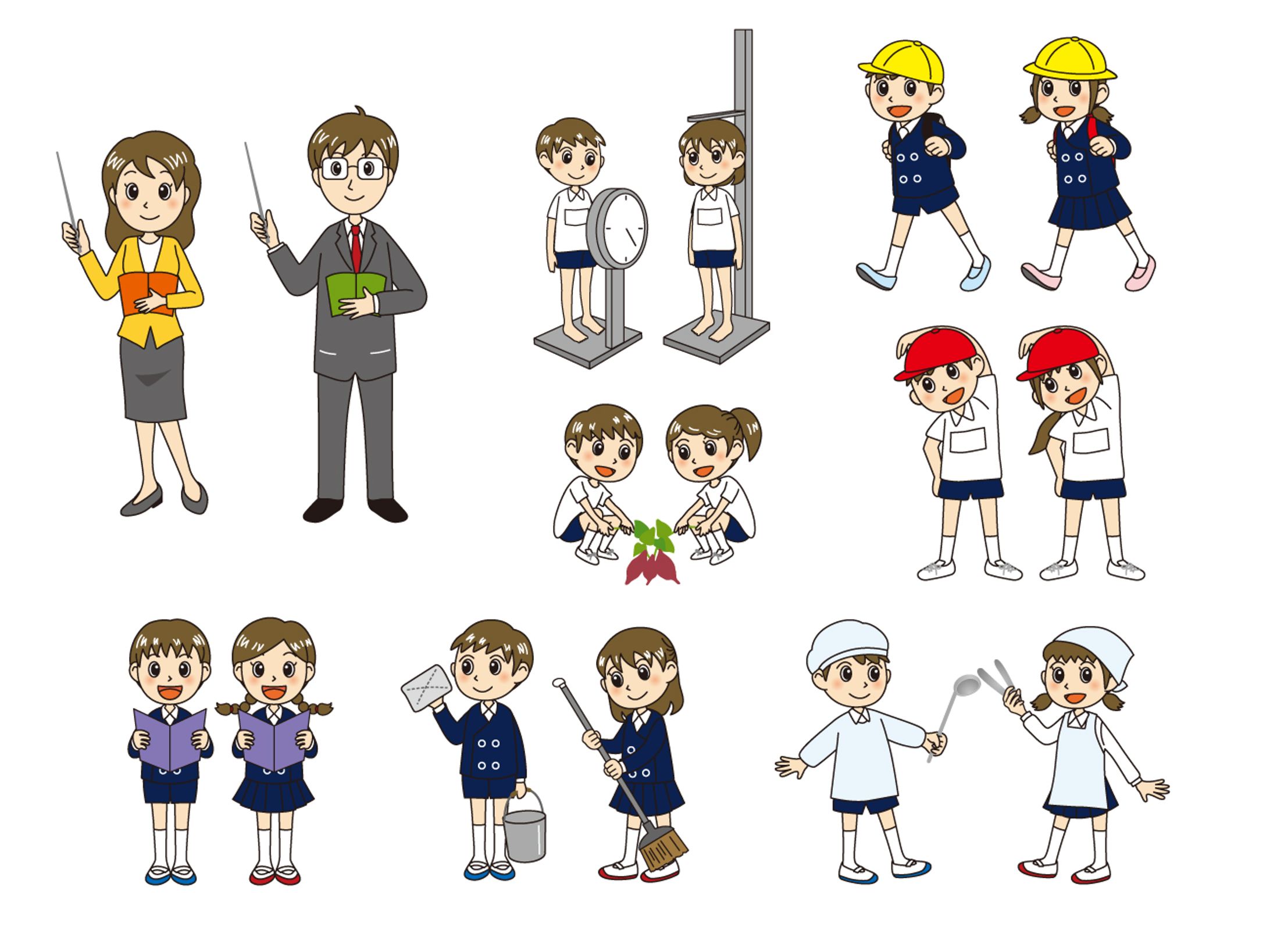 イラスト 1（学校）-1