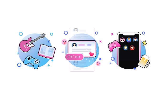 SNS紹介 イラスト