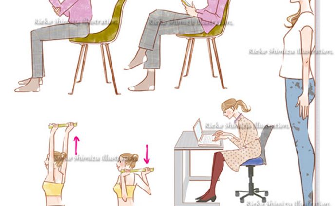 イラスト描き、ダイエット