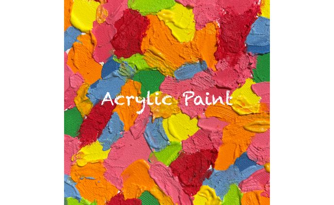 Acrylic Paint ジャケットデザイン
