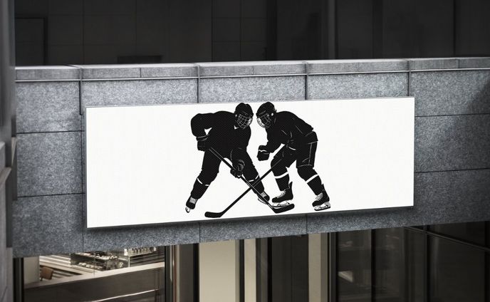 お店の看板用ステッカー