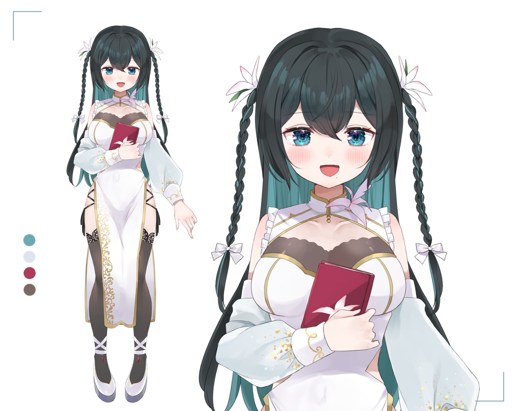 ライブレイド所属 文乃しおり様通常衣装/新しい衣装-1