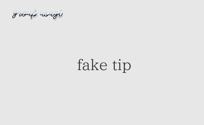 fake tip