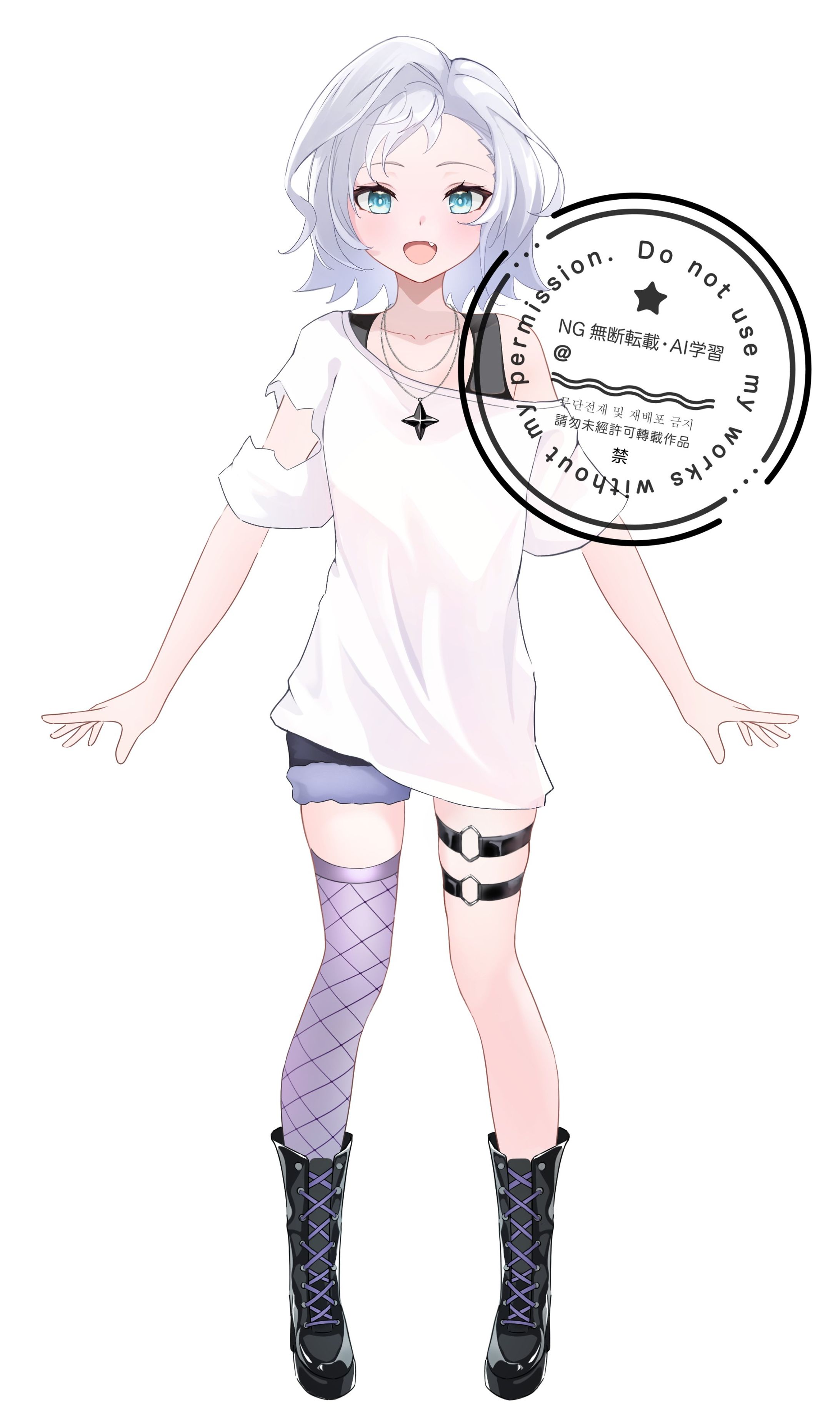 【WORKS】天音 しえる様　IRIAM用イラスト-1